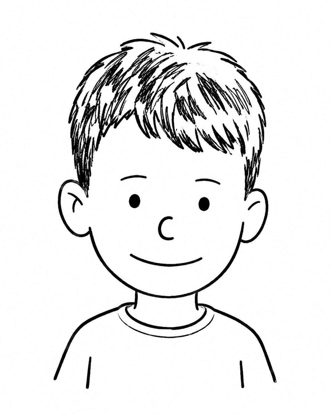 A hand-drawn portrait of Jacko
